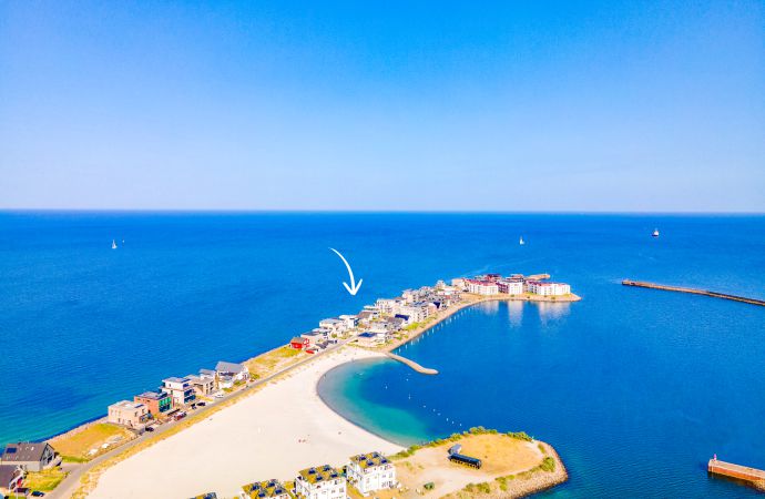 Luxus-Villa an der Ostsee/Strand mit Meerblick, Wintergarten, Whirlpool-Badewanne, Top Ausstattung